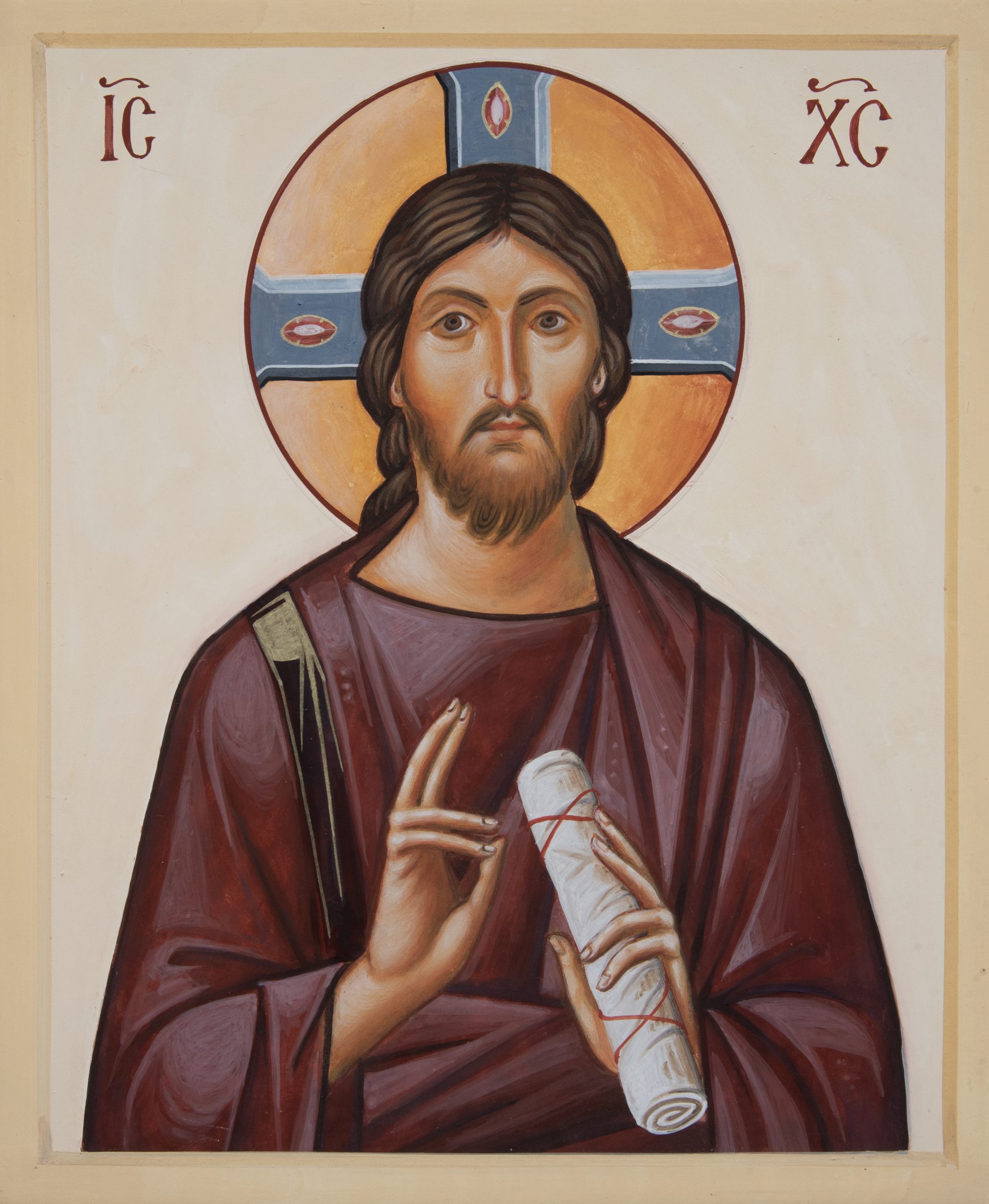 Christ with scroll
